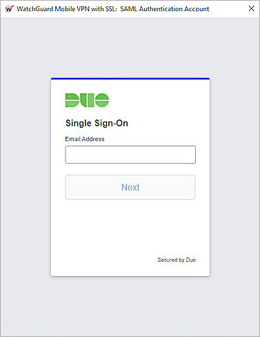 Screenshot of Access Portal, Integration test 2